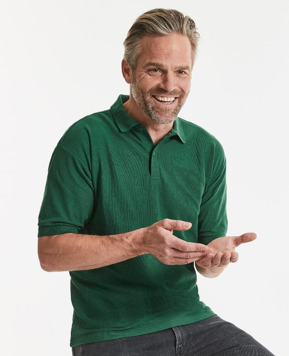 Russell R539M - Durable Classic Polycotton Polo for Work & School