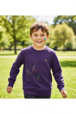 Russell Jerzees Schoolgear R762B - Durable Kids Raglan Sweatshirt with Stain Protection