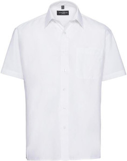 Russell Collection R935M - Mens Classic Fit Short Sleeve Poplin Shirt