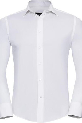 Russell Collection R946M - Easy Care Fitted Long Sleeve Shirt Mens