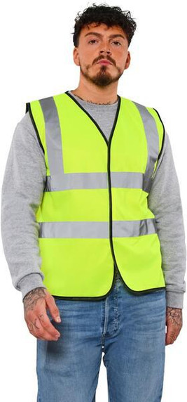 Warrior AA91 - High Visibility Safety Vest with Velcro Fastening