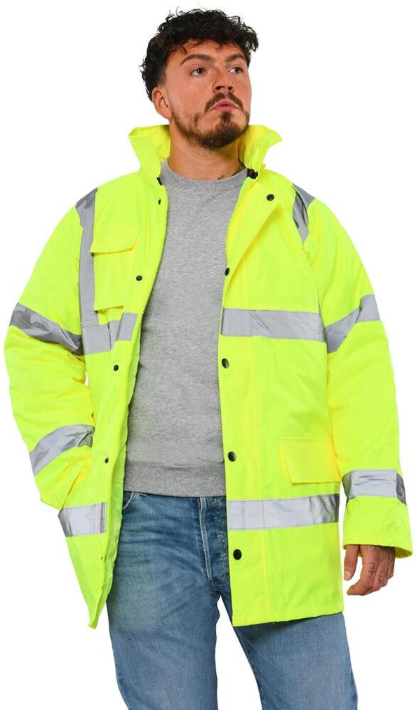 Warrior AA93 - High Visibility Waterproof Safety Jacket