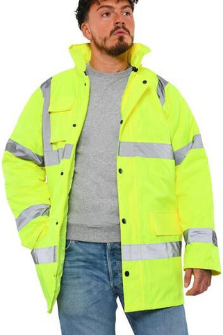 Warrior AA93 - High Visibility Waterproof Safety Jacket