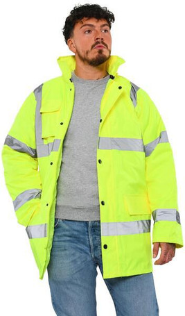 Warrior AA93 - High Visibility Waterproof Safety Jacket