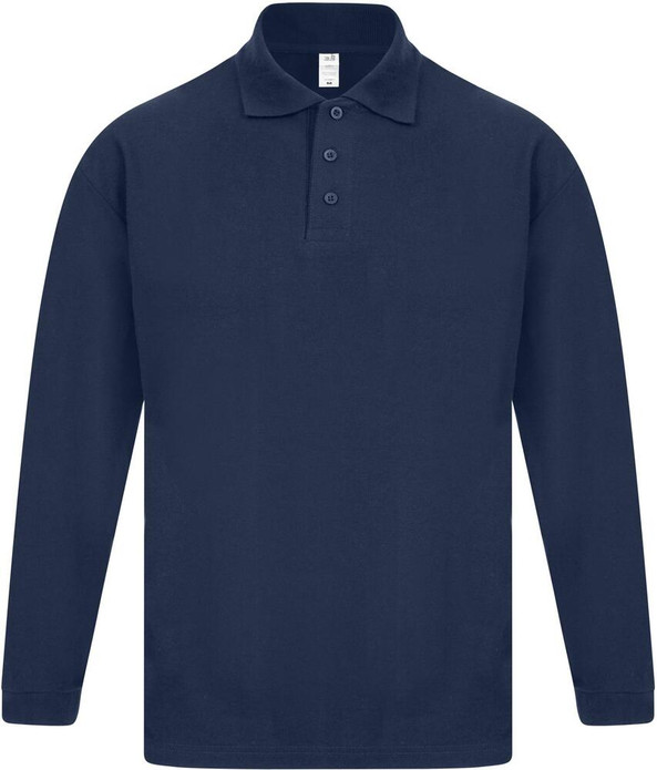 Casual Classics C1007 - Versatile Long Sleeve Polycotton Polo Shirt