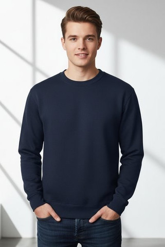 Casual Classics C214 - Premium Cotton Rich Midweight Crew Neck Sweatshirt
