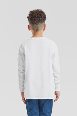 Fruit of the Loom F61007 - Durable Long Sleeve Kids T-Shirt for Sports & School