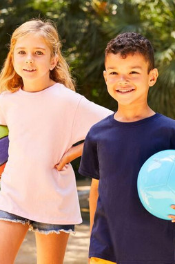 Fruit of the Loom F61033 - Durable 100% Ethical Cotton Kids Classic Fit T-Shirt by Fruit of the Loom