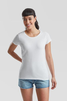 Fruit of the Loom F61372 - LadyFit Classic Crew Neck T-Shirt with Feminine Fit