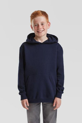 Fruit of the Loom F62043 - Durable Kids Fleece Pullover Hoodie with Pouch Pocket