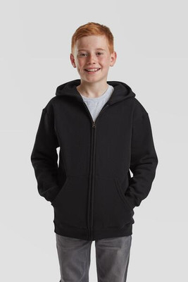 Fruit of the Loom F62045 - Durable Kids Fleece Zip Hoodie with Pockets