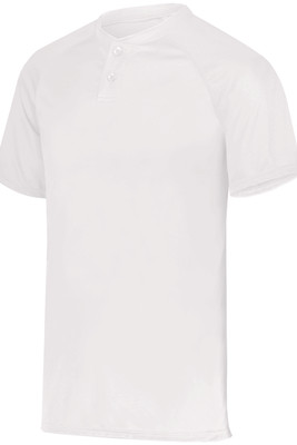 Augusta Sportswear 1565 - Attain Wicking Two Button Baseball Jersey