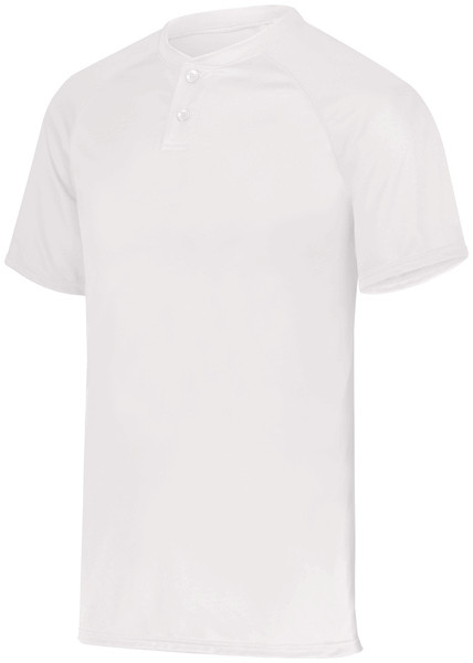 Augusta Sportswear 1565 - Attain Wicking Two Button Baseball Jersey