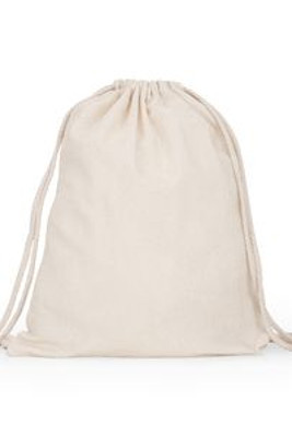 MIRLO All-purpose cotton drawstring bag with matching 8 mm thick drawcords - EgotierPro BO7137
