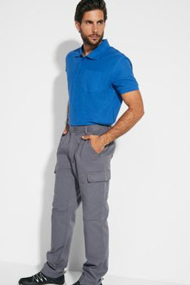 Roly PA5096 - SAFETY Long work trousers in cotton fabric