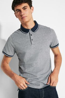 Roly PO0395 - BOWIE Heather short-sleeve polo shirt