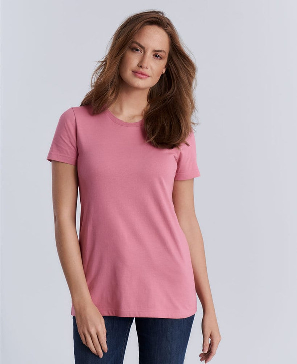 Gildan G67000L - Women's Softstyle CVC Tee with Wicking Properties