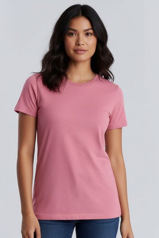 Gildan G67000L - Womens Softstyle CVC Tee with Wicking Properties