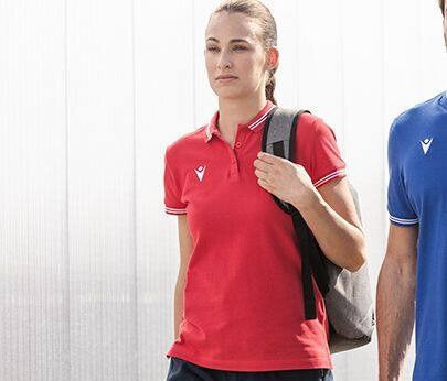 MACRON MA9331 - Classic Contrast Collar Polo Shirt