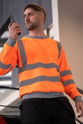 Korntex KX400 - High Visibility Reflective Safety Sweatshirt