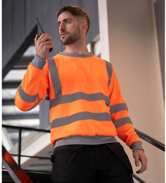 Korntex KX400 - High Visibility Reflective Safety Sweatshirt