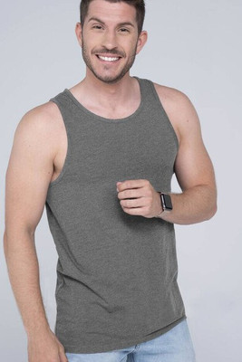 JHK JK405 - Versatile Men's Cotton Tank Top for Summer Activities