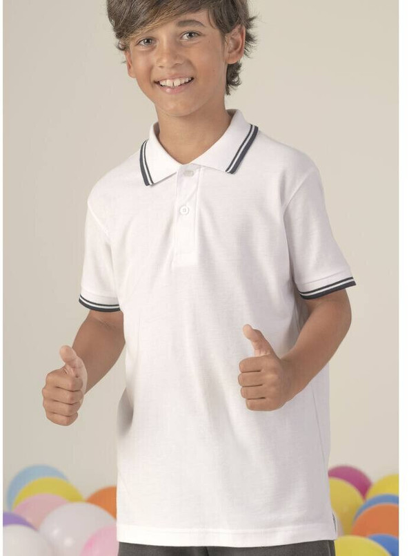 Contrasting-children's-polo-shirt-Wordans