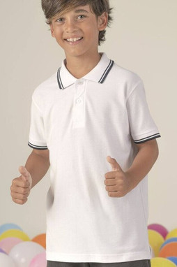 Contrasting-childrens-polo-shirt-Wordans