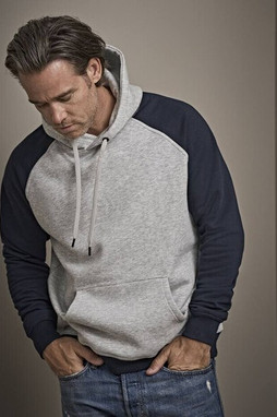 TEE JAYS TJ5432 - Sweat capuche manches contrastées
