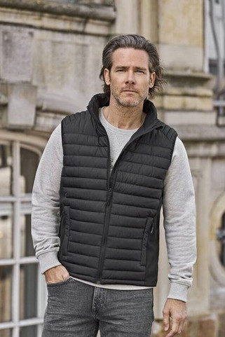 Tee Jays TJ9624 - Bodywarmer for menn i to materialer