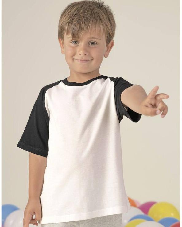 JHK JK153 - T-shirt da baseball per bambini