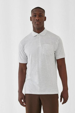 B&C BC415 - Mens polo shirt with pocket