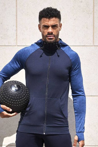 JUST COOL JC057 - Sweat homme contrasté