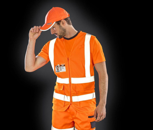 Result RS479X - High Visibility Reflective Safety Vest with Pockets