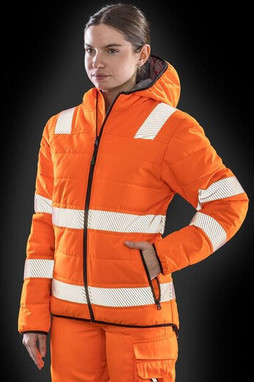Result RS500X - High visibility jacket in recycled polyester