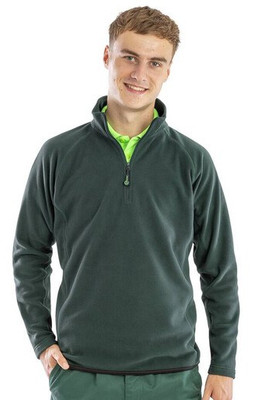 Result RS905X - Zip-neck fleece in recycled polyester