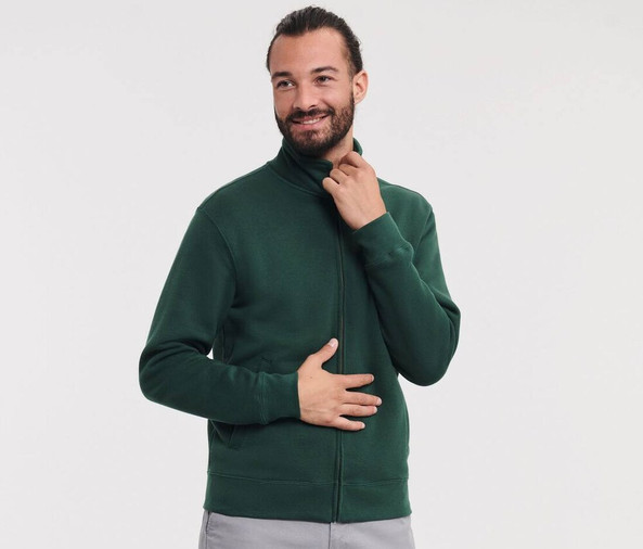 Russell RU267M - Men's large zip sweatshirt