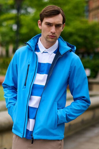 Regatta RGA701 - Mens hooded softshell jacket