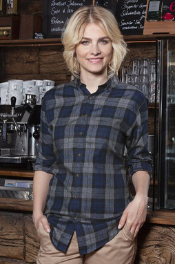 Urban-Style-womens-checked-shirt-Wordans