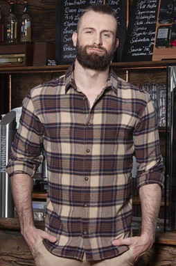 Urban-Trend-mens-checked-shirt-Wordans