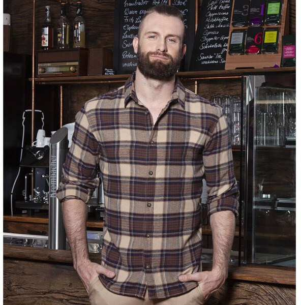 Karlowsky KYBM9 - Men's Plaid Shirt Urban-Trend