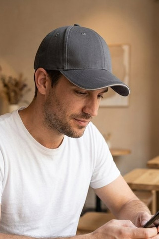 K-up KP191 - Cap with contrasting sandwich visor - 6 panels