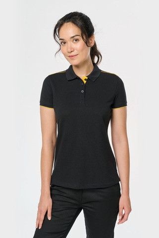 WK. Designed To Work WK271 - Ladies short-sleeved contrasting DayToDay polo shirt