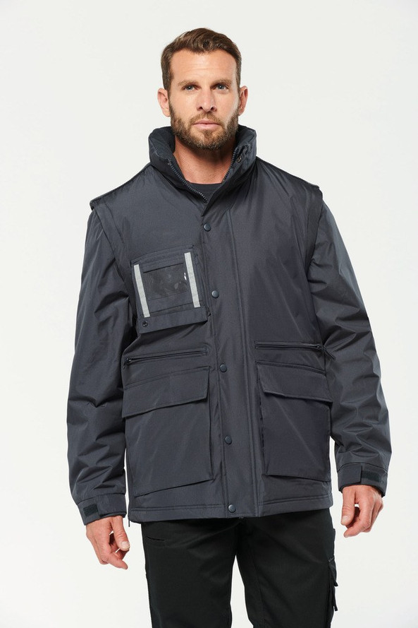 WK. Designed To Work WK6106 - Workwear Parka mit abtrennbaren Ärmeln