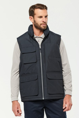 WK. Designed To Work WK615 - Water-Resistant Quilted Utility Bodywarmer