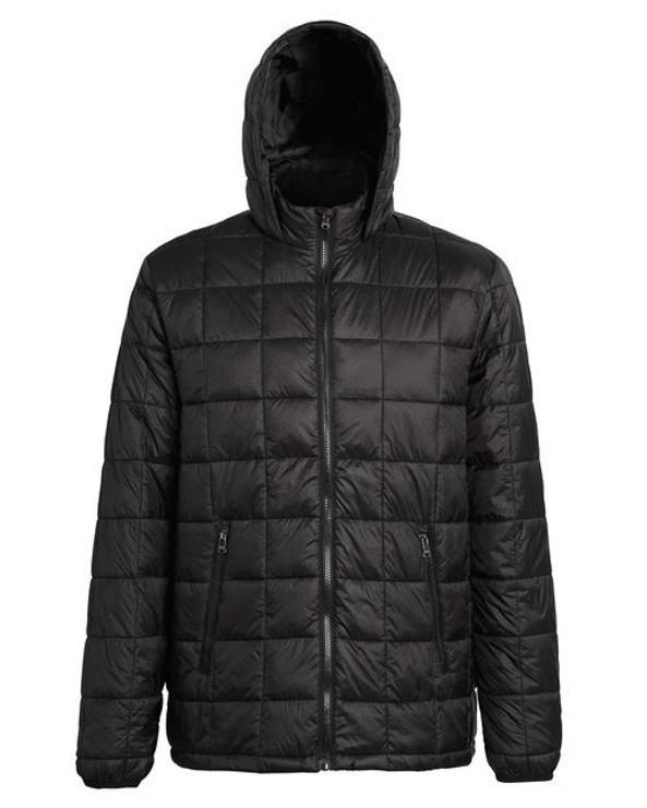 2786 TS025 - BOX QUILT HOODED JACKET