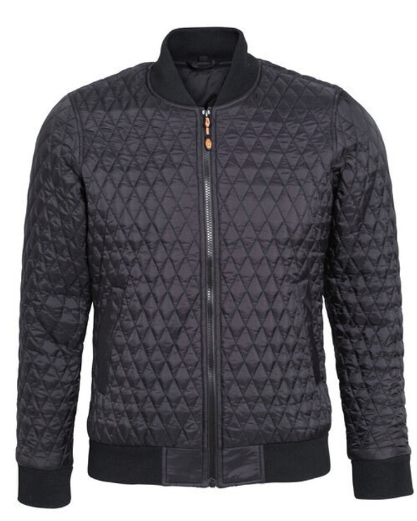 2786 TS026 - Slim Fit Quilted Bomber Jacket with Interchangeable Zips