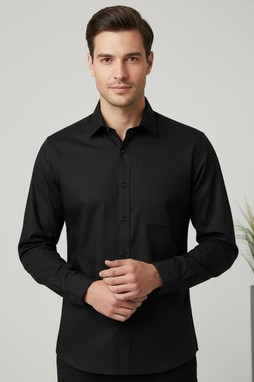 KUSTOM KIT KK142 - MENS POPLIN LONG SLEEVE SHIRT