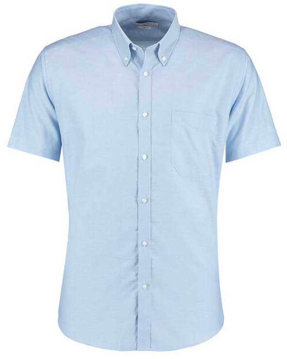 Kustom Kit KK183 - Premium Slim Fit Oxford Short Sleeve Work Shirt