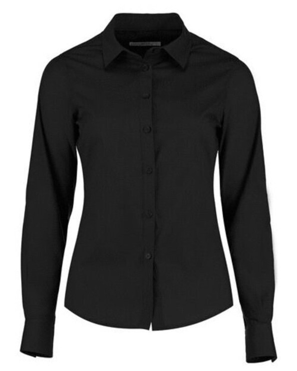 Kustom Kit KK242 - Women's Tailored Fit Long Sleeve Poplin Shirt